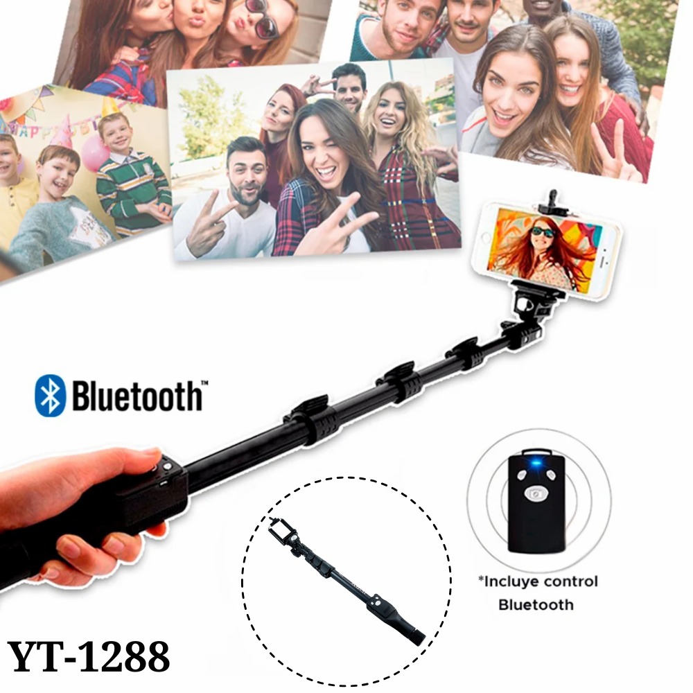 Miniatura 3 de Monopod Palo De Selfie YT-1288 Tripode